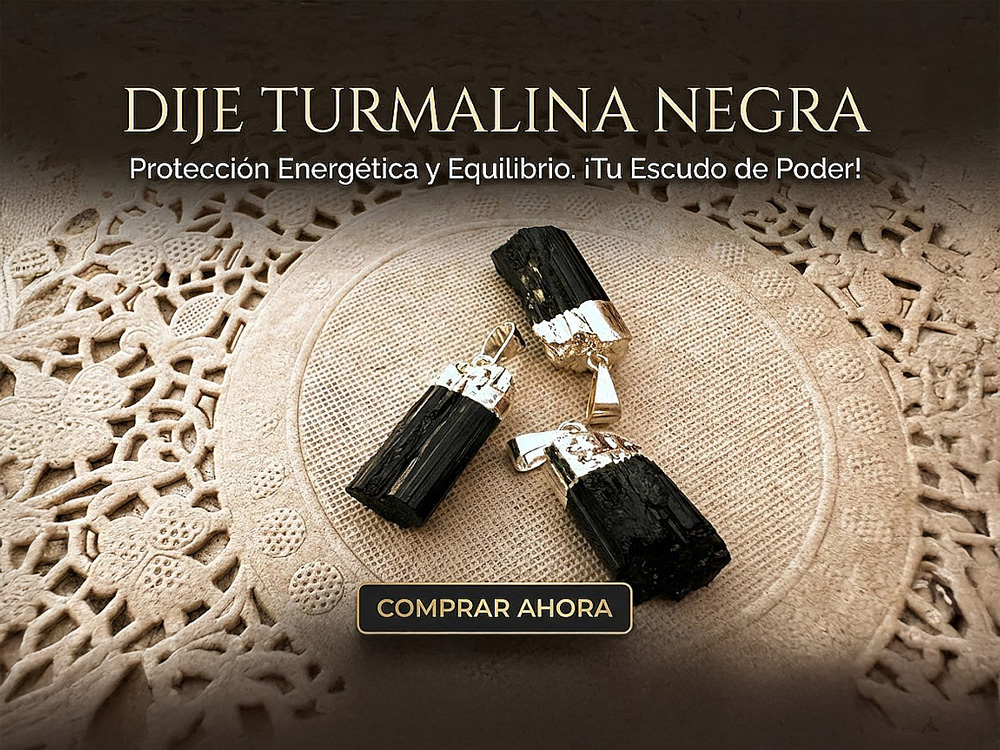 DIJE TURMALINA NEGRA