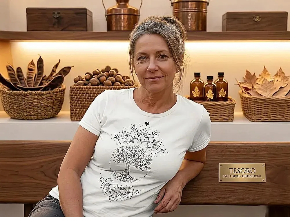 Remera Algodón Peinado Estampada