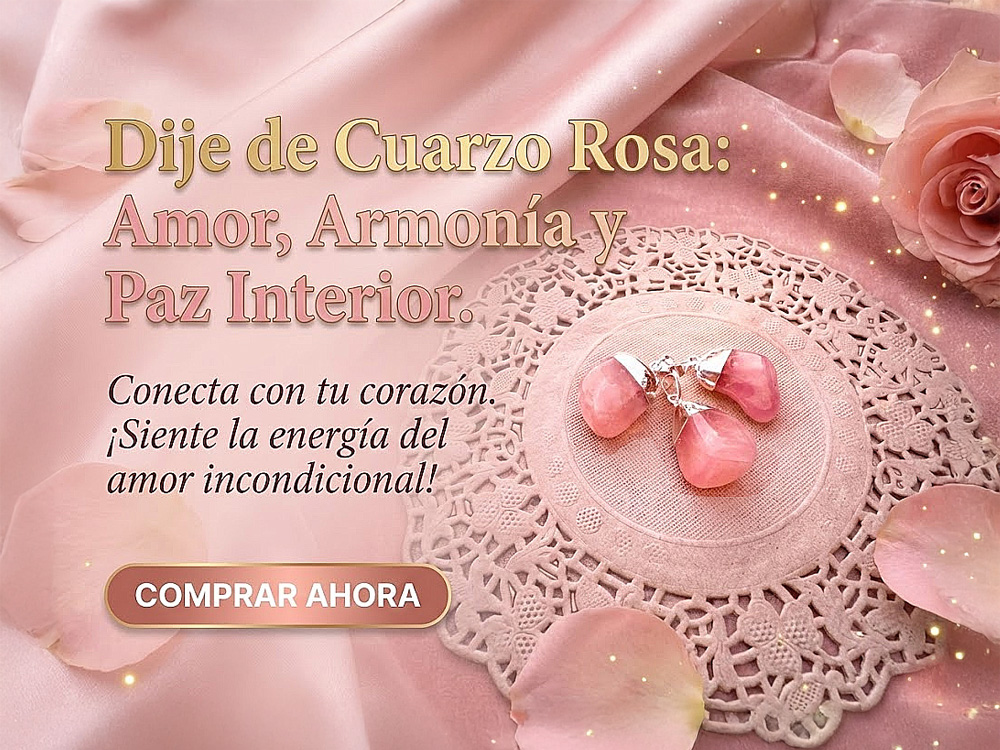 DIJE CUARZO ROSA